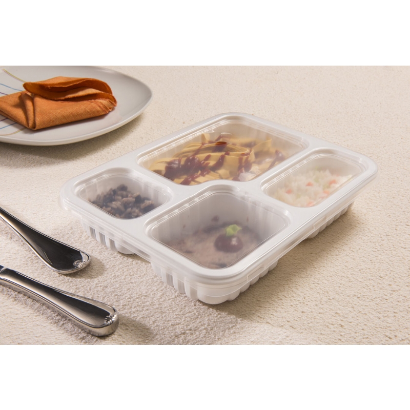 Foto BANDEJA REFEIÇÃO 4 DIVISÓRIAS 1225ML BR G 324 GALVANOTEK/560220