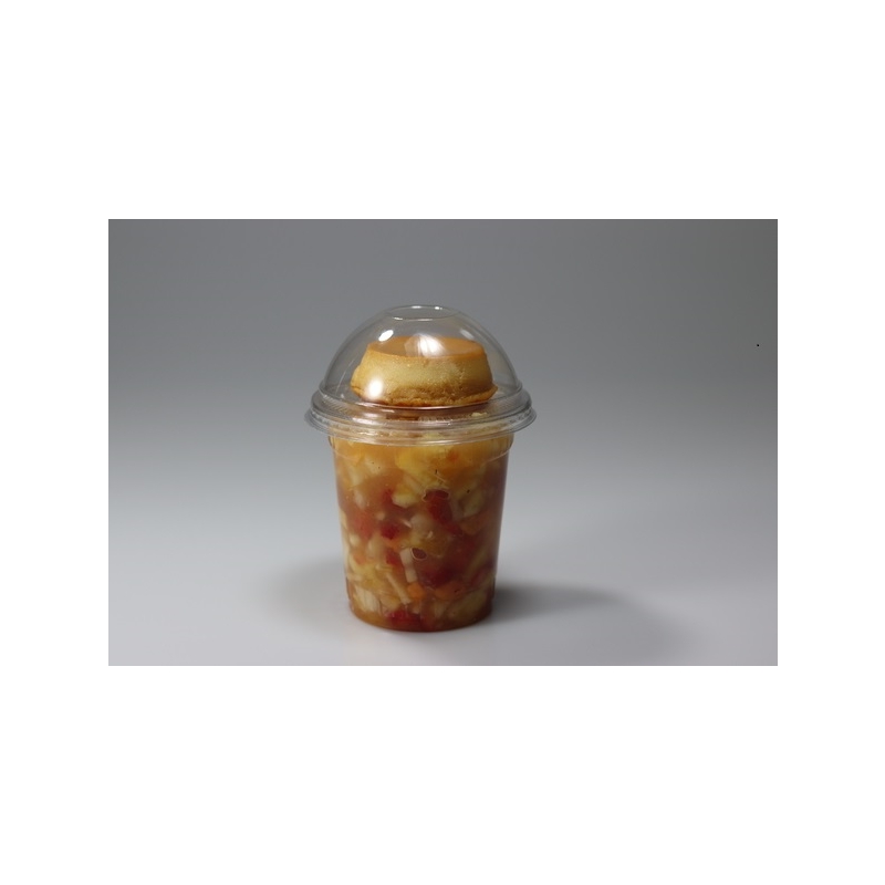 Foto COPO 400ML E TAMPA BOLHA S/FURO CRISTAL G 840 SF GALVANOTEK/571262