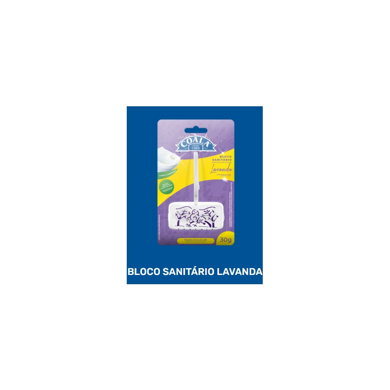 Foto SUPORTE BLOCO + REFIL LAVANDA 30GRS COALA