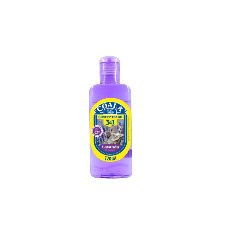 Foto DESINFETANTE CONCENTRADO LAVANDA 3 EM 1 120ML COALA