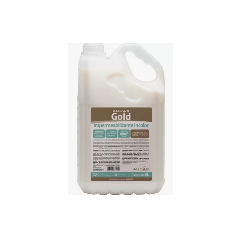 Foto CERA 5LTS GOLD IMPERMEAB.INCOLOR AUDAX