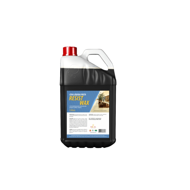 Foto RESIST WAX PRETA CERA ALTO BRILHO RELUSTRAVEL PRETA 5LTS RICCEL