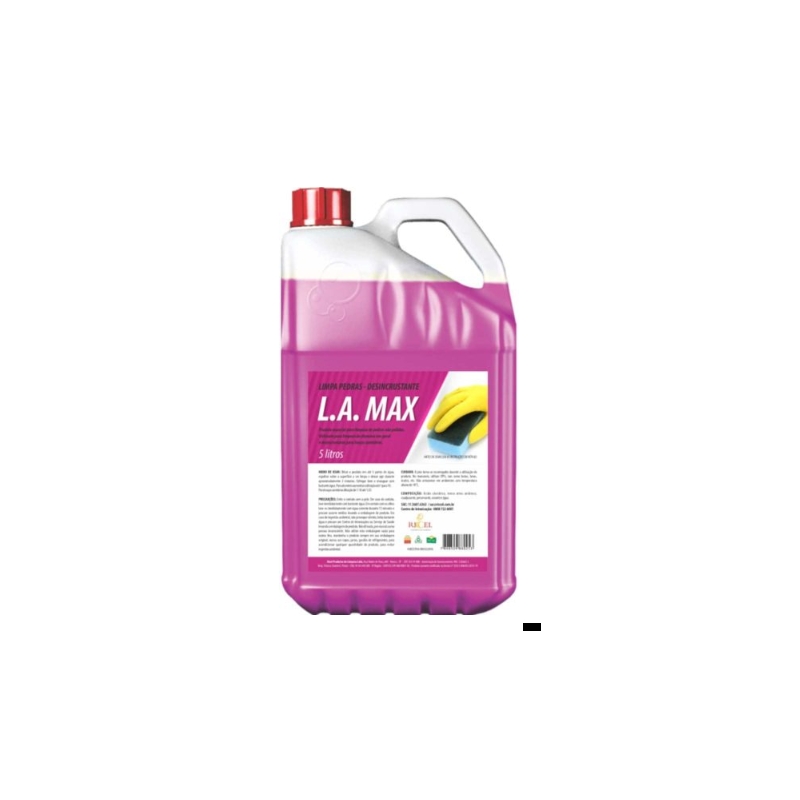 Foto LA MAX LIMPADOR ACIDO PARA PEDRAS E ALUMINIO 5 LTS RICCEL