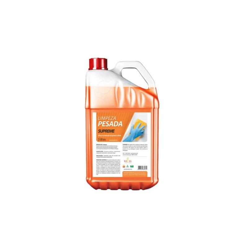 Foto DESENGRAXANTE E DESENGORDURANTES ALCALINO LIMPEZA PESADA SUPREME 5LTS RICCEL