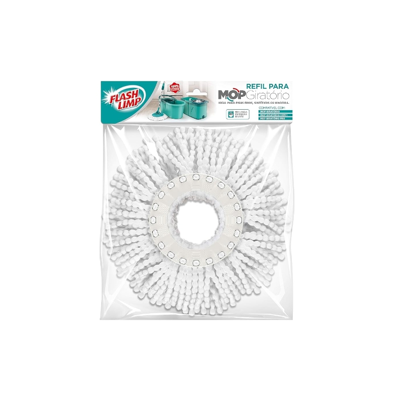 Foto REFIL PARA MOP GIRATORIO FIT FLASH LIMP
