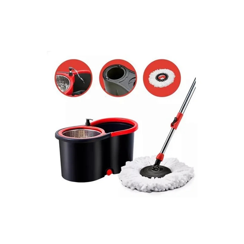 Foto MOP GIRATORIO PRO TAM UNICO VERMELHO/CINZA POWERMAID