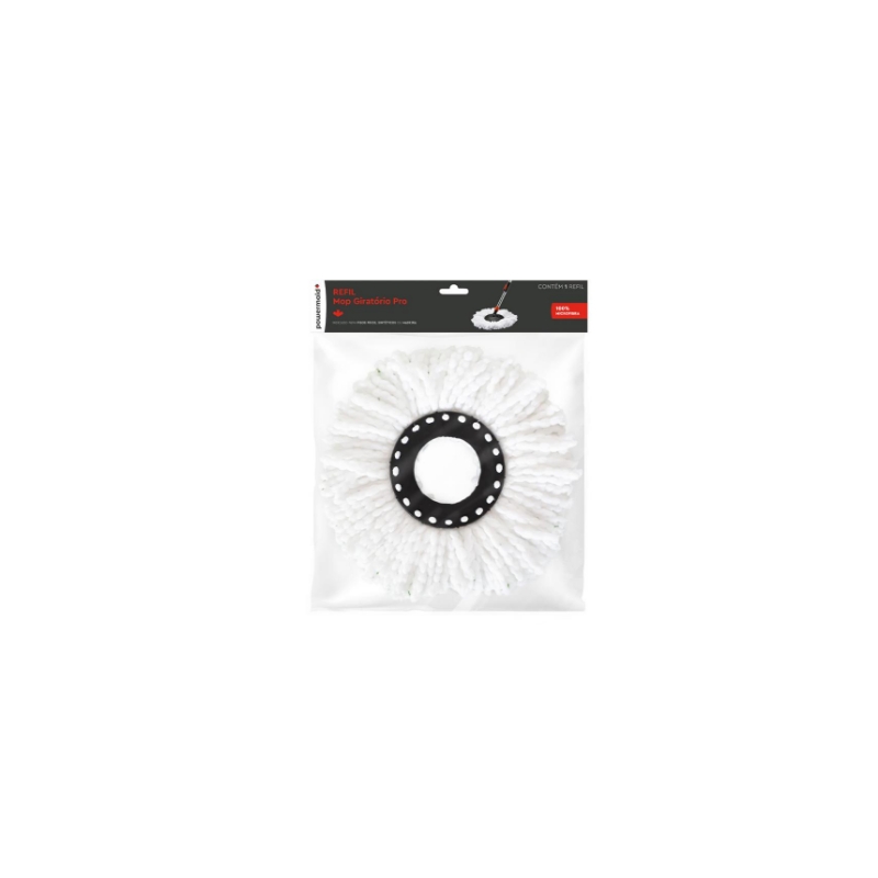 Foto REFIL MOP GIRATORIO PRO E DUO TAM UNICO BRANCO POWERMAID