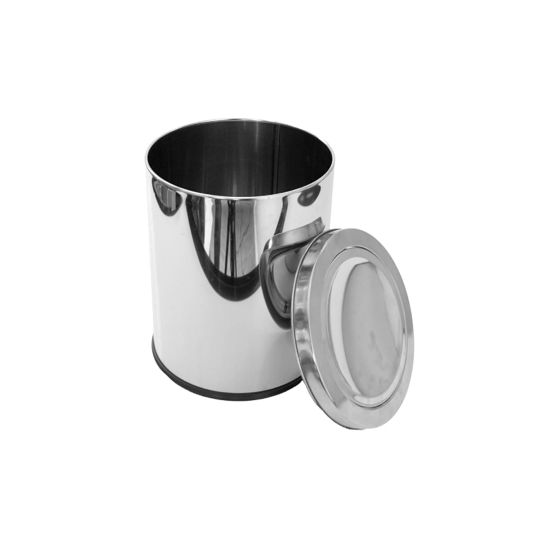 Foto LIXEIRA BASCULANTE 5L AÇO INOX POWERMAID