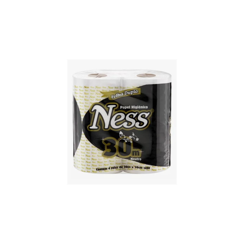 Foto PAPEL HIGIENICO DOMESTICO FD NESS ELX 10CM X 30M 28G IPEL