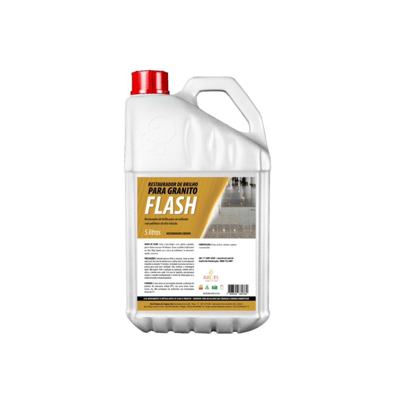 Foto FLASH GRANITO 5L RESTAURADOR DE BRILHO P/ GRANITO RICCEL
