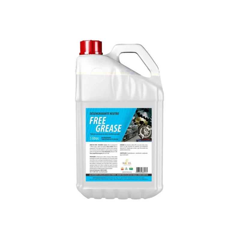 Foto FREE GREASE DESENGRAXANTE NEUTRO 5L RICCEL