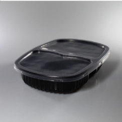 Foto BANDEJA REFEIÇÃO 2 DIVISÓRIAS 1150ML PR G 322 GALVANOTEK/570517