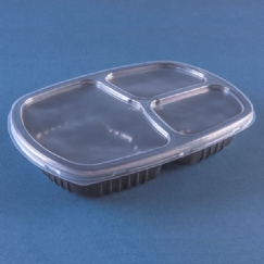 Foto BANDEJA REFEIÇÃO 3 DIVISÓRIAS 1150ML PR G 330 GALVANOTEK/551211