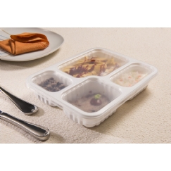 Foto BANDEJA REFEIÇÃO 4 DIVISÓRIAS 1225ML BR G 324 GALVANOTEK/560220