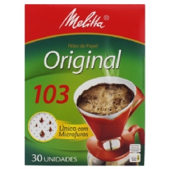 Foto FILTRO DE PAPEL 103 C/30UN MELITTA