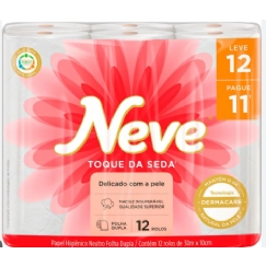 Foto PAPEL HIGIENICO NEVE FL DUPLA  12RLS 20MTS