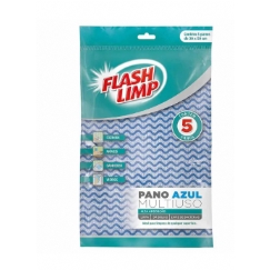 Foto PANO AZUL MULTIUSO 5 PC FLASH LIMP