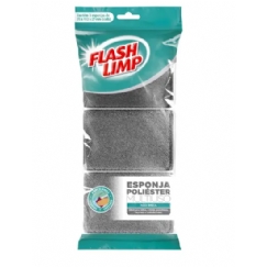 Foto ESPONJA MULTIUSO POLIESTER 3 PCS NÃO RISCA FLASH LIMP