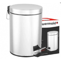 Foto LIXEIRA REDONDA 3L AÇO INOX POWERMAID