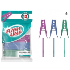 Foto PRENDEDOR CLASSIC 12 PC FLASH LIMP