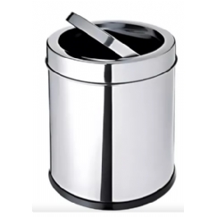 Foto LIXEIRA BASCULANTE 3L AÇO INOX POWERMAID